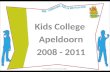 Presentatie Kids College Apeldoorn voor RC Apeldoorn 't loo