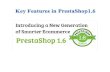 Prestashop 1.6 Key Features