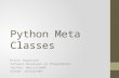 Python Metaclasses