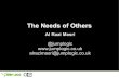 Needs of Other November2011