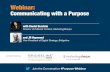 Webinar: Communicating with a Purpose