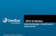 GeoEye - Elevating Insight - 2011 in Review
