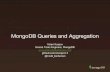 MongoDB: Queries and Aggregation Framework with NBA Game Data
