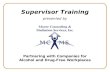Drug Free Workplace Supervisor Training Presentation - Moore Counseling