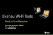 Ekahau Wi-Fi Tools general overview