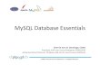 PHP Roadshow - MySQL Database Essentials