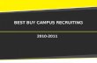 Best Buy Finance MBA Recruiting Presentation 2010