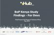 Bop findings for devs by iHub research & Research Solutions Africa