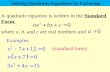 Quadratic equations that factorise