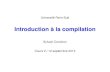 Introduction a la compilation  Analyse lexicale - C2