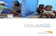 One year on haiti earthquake response