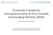 Economic Freedoms, Entrepreneurship, and Firm Growth in Emerging Markets