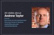 20 Slides about Andrew Taylor