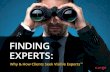 Finding Experts: Why & How Clients Seek Visible Experts