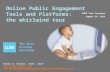 Selecting online public participation tools 08 26 14