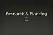 Researching & planning By M.Raja