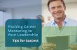 Pitching Career Mentoring to Your Leadership