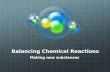 Intro to balancing chemical reactions