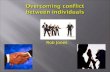 Describe Ways Of Overcoming Conflict Between Individuals