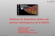 Utilizzo di opengeo data nei servizi di Emergency di e-GEOS - Giampiero Passini (e-GEOS)