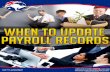 When to Update Payroll Records