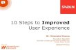 [Srijan Wednesday Webinars] 10 Steps to Improved User Experience
