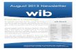 Wib 8 13 newsletter