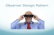 Tutorial On The Observer Design Pattern