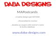 Daba Designs MAPostcards