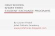 High School Short Term Exchange Programs