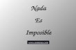 Nada Es Imposible 3567 0
