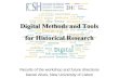 Daniel Alves, Digital Methods and Tools: results and future needs