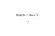 British culture 1
