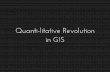 Quanti-litative Revolution in GIS