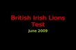 British Irish Lions Test