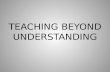 Grade 8 teaching beyond understanding