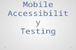 Mobile accessibility Testing / Тестирование доступности мобильного веба