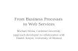 From business processes to web services