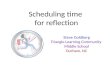 Scheduling Time For Reflection (EduCon 2.6)