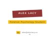Alex Lacy:  Assistant Clinical Psychologist CV