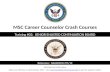 Continuation board msc career counselor crash courses
