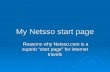 My Netsso startpage