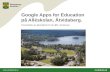 Google Apps for Education Alléskolan Åtvidaberg
