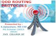 QOD routing  protocols : phase 1 ppt