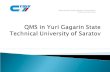QMS in Yuri Gagarin State Technical University of Saratov