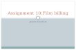 Assignment 10 : Film Billing