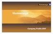 Humanage Company Profile 2007