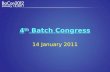 14 january 2011 congress