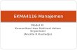 EKMA 4116 - Modul 11 Komunikasi dan Motivasi dalam Organisasi