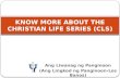 1 orientation christian life series